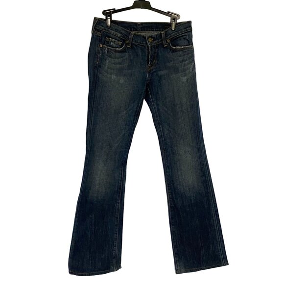 Citizens of Humanity‎ Ric Rac #108 Stretch Low Waist Flare Bootcut Jeans Size 29 - Picture 1 of 11